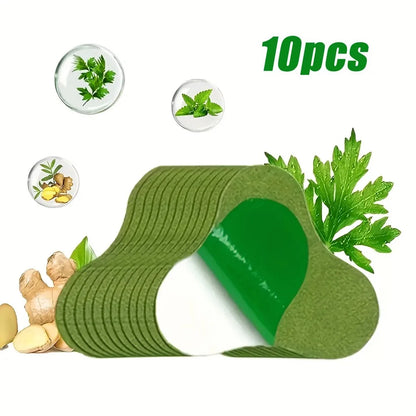 Herbal neck pain relief patch helping relax muscles and ease stiffness