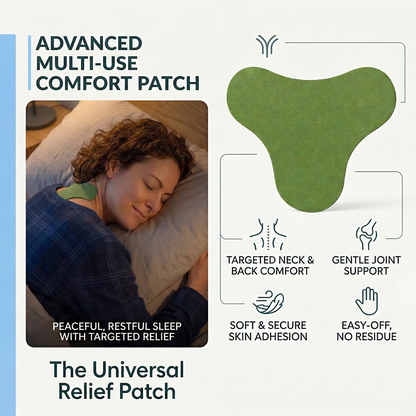 Natural neck pain relief patches designed to reduce tension and muscle discomfort