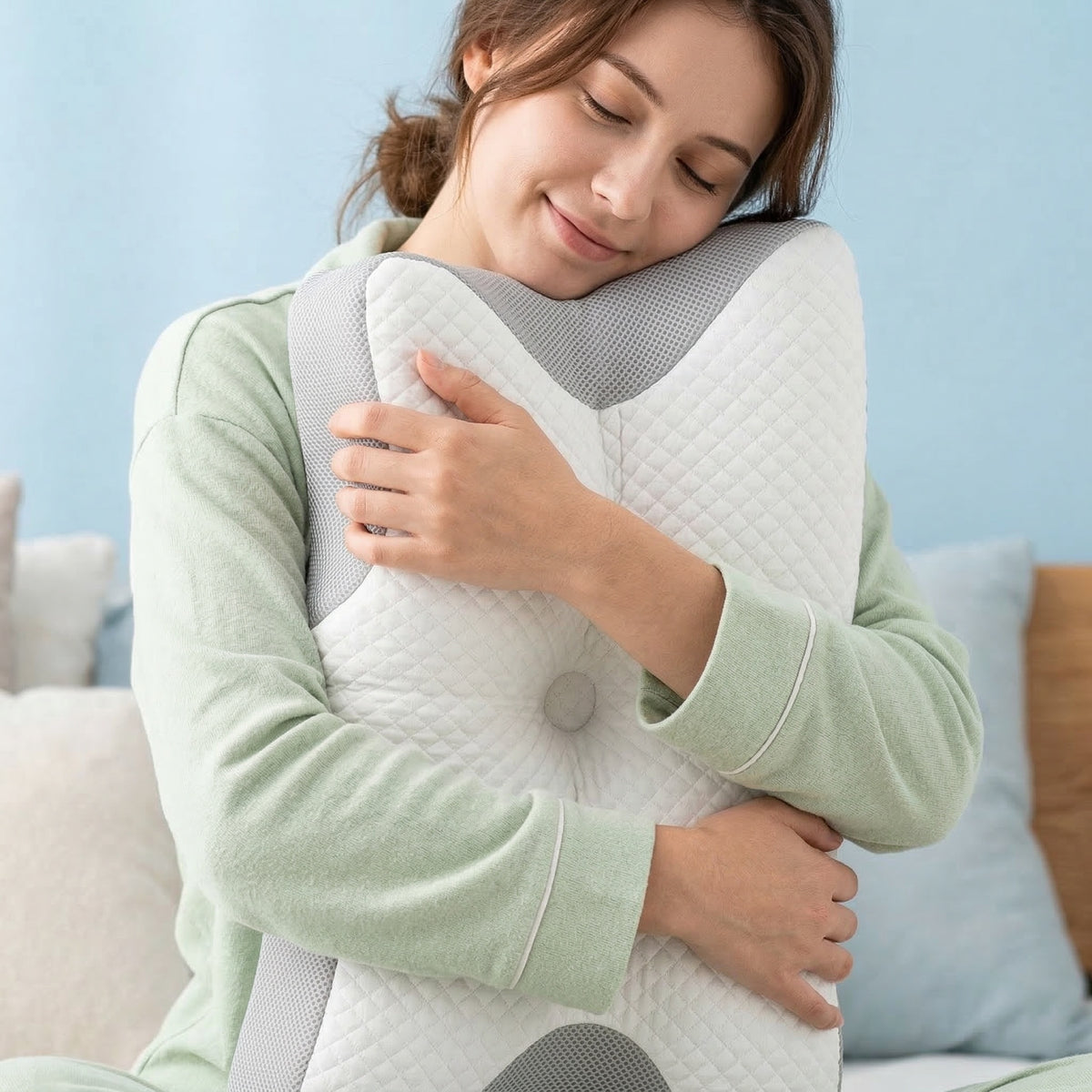 Vellora ergonomic sleep pillow designed for better posture and deeper sleep