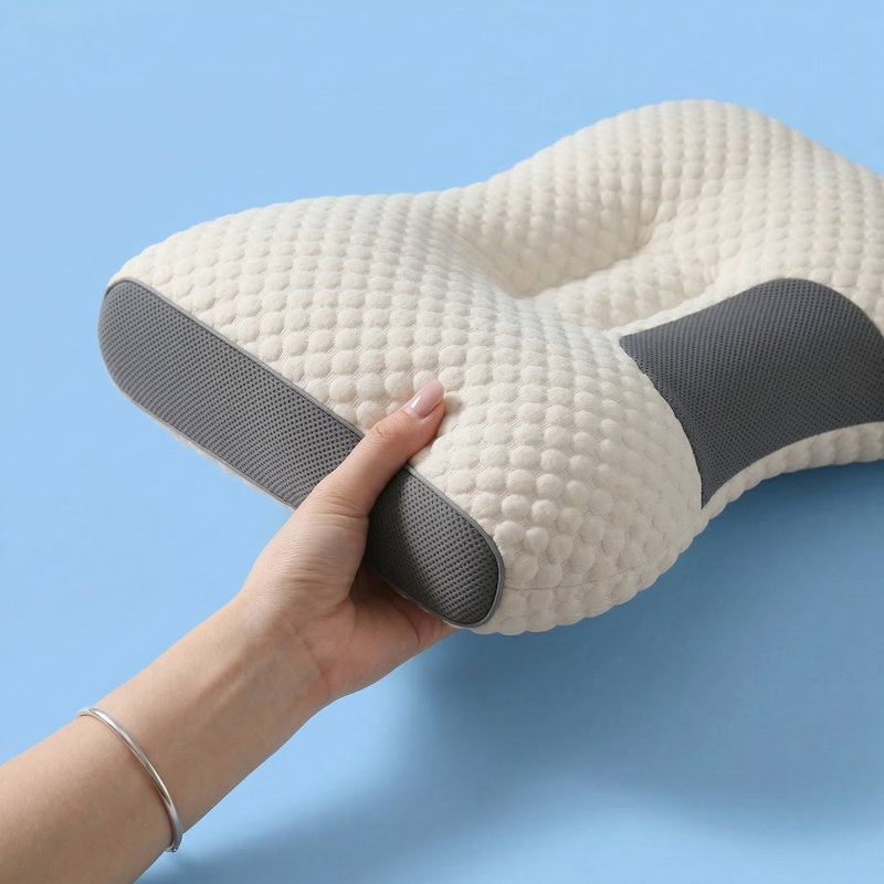 Vellora memory foam neck support pillow providing ergonomic support and pressure relief