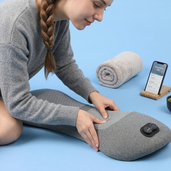 Vellora shiatsu back massager providing deep kneading massage for muscle relief